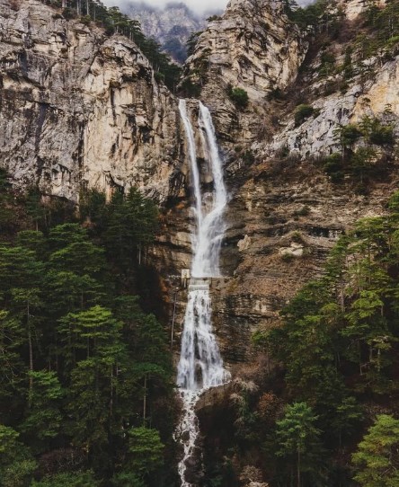 Водопад Учан-Су в Ялте